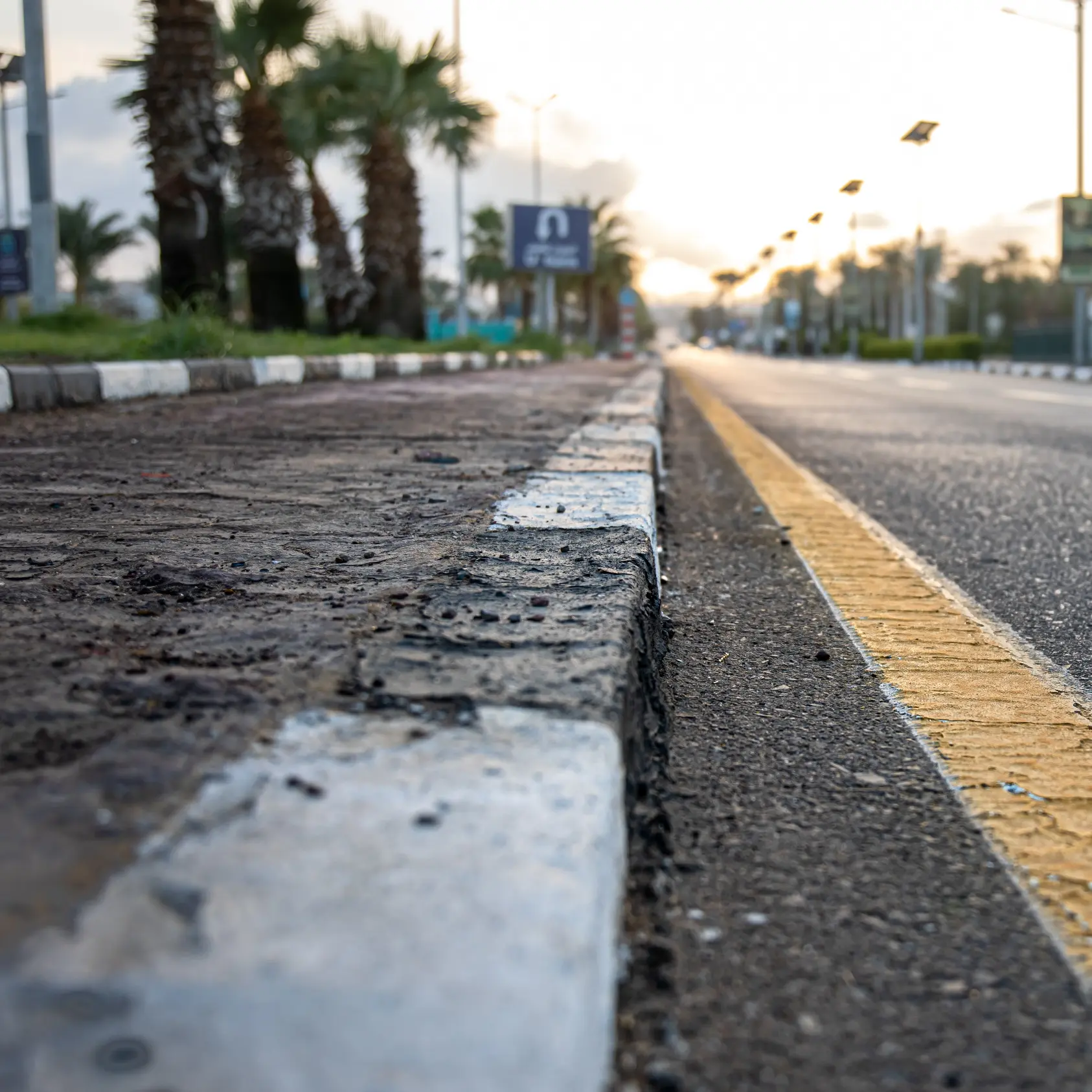 Unevenness on concrete sidewalks